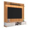 Painel Évora para TV 75” com Bancada Atlas 180cm Lukaliam Jequitiba/Off White