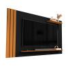 Painel Ripado Para TV 55¨ 149cm Laus EDN Preto/Cedro