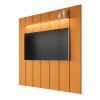 Painel Ripado Moderno Para TV 85¨ Com LED 220cm Lumi 2.2 EDN Cedro