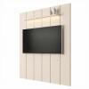Painel Ripado Moderno Para TV 75¨ Com LED 180cm Lumi 1.8 EDN Off White