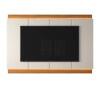 Painel Para TV até 75" Com Led Duplo 207cm Marrocos Lukaliam Jequitiba/Off White