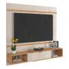 Painel Para TV 65 Polegadas 160cm Genova Lukaliam Off White/Jequitiba