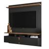 Painel Para TV Até 55 Pol Imola 1.36 Lukaliam Preto/Canela