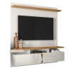 Painel Para TV 55 Polegadas Pequeno Imola 1.36 Lukaliam Off White/Tauari