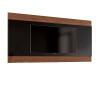 Painel Para TV até 65 Polegadas Merlot 180 EDN Preto/Naturale