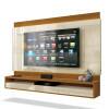 Painel Suspenso Para TV até 60 Pol Savoy 1.6 EDN Off White/Cedro Naturale