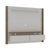Painel Para TV Até 65 Polegadas Toronto 1.8 Gelius Off White/Madeirado