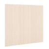 Placa Painel Ripado Madeira MDF 282cm x 240cm Arbo EDN Off White