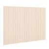 Placa Painel Ripado Madeira MDF 376cm x 240cm Arbo EDN Off White