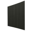 Placa Painel Ripado Nobre 250cm x 250cm Gelius Grafite