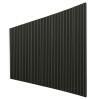Placa Painel Ripado Nobre 350cm x 250cm Gelius Grafite