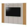 Painel Ripado Para TV 75 Polegadas 2.40m Veyron 2.4 EDN Fendi/Freijo