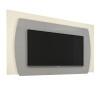 Painel Para TV Até 70 Polegadas Sublime 1.8 Gelius Cinza/Off White