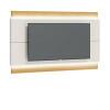 Painel Para TV 65 Polegadas Com Led Classic 1.8 Imcal Off White/Nature