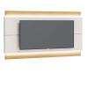 Painel Para TV 75 Polegadas Com Led Classic 2.2 Imcal Off White/Nature