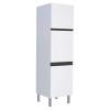 Paneleiro De Aço 60x214 Cozinha Gaia Cozimax Branco