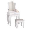 Penteadeira Infantil com Banqueta 150cm Baby 7200 JB Bechara Branco
