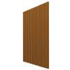 Placa Painel Ripado Nobre 150cm x 250cm Gelius Castanho
