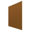 Placa Painel Ripado Nobre 200cm x 250cm Gelius Castanho