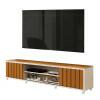 Rack Para TV 218cm 75 Polegadas Brise 2.2 EDN Off White/Cedro 