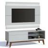 Rack com Painel Para TV Classic 1G 1.4 Com LED Imcal Branco