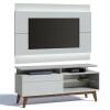 Rack com Painel Para TV Classic Mais 1G 1.4 Com LED Imcal Branco