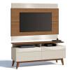 Rack com Painel Para TV Classic Mais 2G 1.4 Imcal Freijo/Off White
