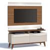 Rack com Painel Para TV Classic Mais 2G 1.4 Com LED Imcal Freijo/Off White