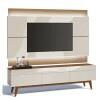 Rack com Painel Para TV Classic 3G 1.8 Com LED Imcal Off White/Freijo