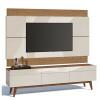Rack com Painel Para TV Classic 3G 1.8 Imcal Off White/Freijo