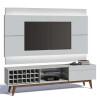 Rack com Painel Para TV Classic AD 1.8 Com LED Imcal Branco