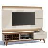 Rack com Painel Para TV Classic AD 2.2 Com LED Imcal Off White/Freijo