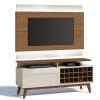 Rack com Painel Para TV Classic Mais AD 1.4 Com LED Imcal Freijo/Off White