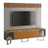 Rack Com Painel Para TV 75 Polegadas Sagary 2.1 EAX Móveis Cinza/Tauari