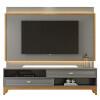 Rack com Painel Para TV 75 Polegadas 2.1 Koly EAX Móveis Cinza/Tauari