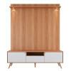Rack Com Painel 183cm Para TV 70 Polegadas River 1.83 Lukaliam Jequitiba/Off White