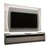Rack com Painel TV 65 Polegadas Sublime 1.8 Com LED Gelius Cinza/Off White