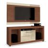 Rack Com Painel Para Sala TV 50 Pol Triton EDN Naturale/Off White