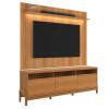 Rack Elegance 190cm + Painel Évora 180cm TV 75" Lukaliam Jequitiba