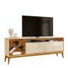 Rack Sala Para TV até 65 Polegadas Merlot 180 EDN Off White/Cedro