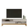 Rack Para TV 75 Polegadas 2.1 Koly EAX Móveis Off White/Tauari