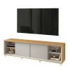 Rack Para TV 1.80cm 75 Polegadas Thor 1.8 EDN Freijo/Fendi