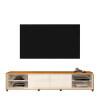 Rack Para TV Grande 260cm 75 Polegadas Thor 2.6 EDN Cedro/Off White