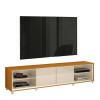 Rack Para TV 218cm 75 Polegadas Thor 2.2 EDN Cedro/Off White