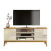 Rack Para Sala de TV 60 Polegadas 160cm Titan EDN Off White/Cedro