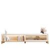 Rack Moderno Com LED 260cm Para TV 85¨ Vellaro 2.6 EDN Off White
