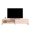 Rack Moderno Sala 180cm Para TV 75¨ Vigo 1.8 EDN Off White
