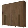 Guarda Roupa Casal 6 Portas 263cm Com Pés Amsterdã RV Móveis Freijo