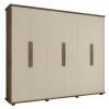 Guarda Roupa Casal 6 Portas 271cm Canada RV Móveis Freijo/Off White