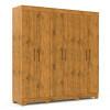 Guarda Roupa Casal 200cm 6 Portas 3 Gavetas Madri Gelius Madeirado